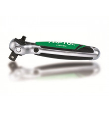Трещотка 1/4"-1/2" 72зуб. 160мм двухсторонняя TOPTUL