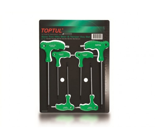 Набор ключей L-Type Torx T10-Т40 6шт TOPTUL