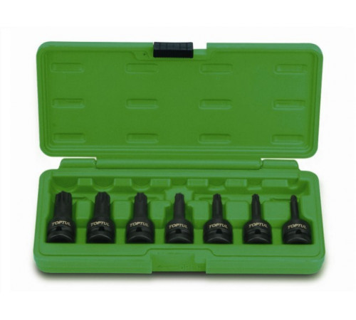 Набор бит TORX под головку 1/2" ударных 7пр. TOPTUL