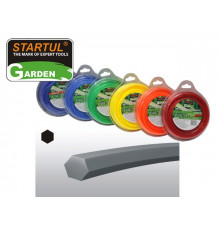 Леска ф 2.4 мм х 44 м шестигр. сеч. STARTUL GARDEN