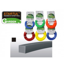 Леска ф 2.7 мм х 15 м квадратн. сеч. STARTUL GARDEN