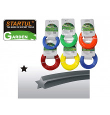 Леска ф 2.7 мм х 15 м "звездочка" STARTUL GARDEN