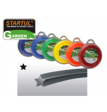 Леска ф 2.4 мм х 52 м "звездочка" STARTUL GARDEN