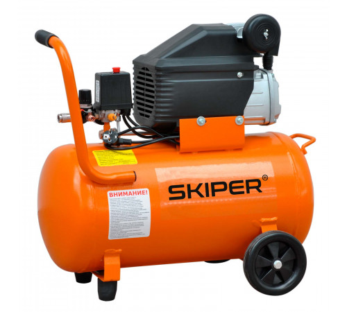 Воздушный компрессор SKIPER AR50B (до 260 л/мин, 8 атм, 50 л, 230 В, 1.80 кВт)