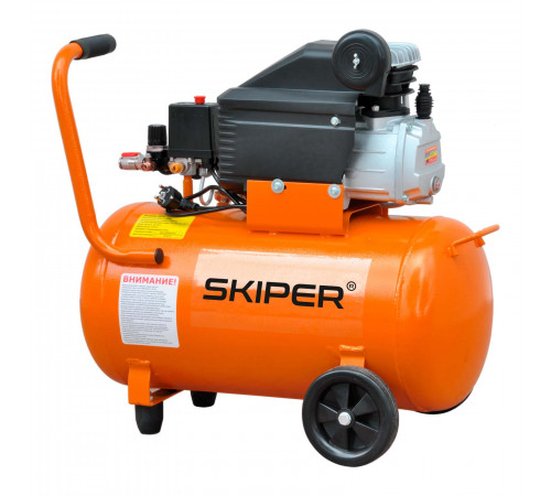 Воздушный компрессор SKIPER AR50B (до 260 л/мин, 8 атм, 50 л, 230 В, 1.80 кВт)