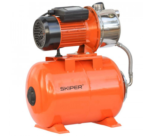 Станция водоснабжения автоматическая Skiper JET120S (1300 Вт, 3600 л/ч, 24 л, нерж)