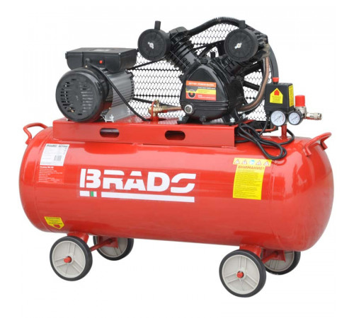 Воздушный компрессор BRADO IBL3100V (до 380 л/мин, 8 атм, 100 л, 230 В, 2.2 кВт)