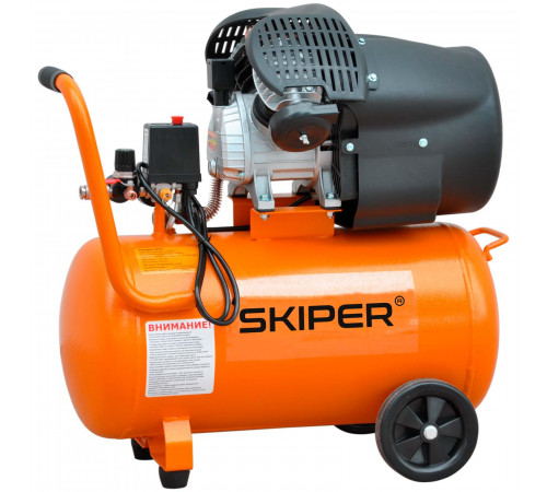 Воздушный компрессор SKIPER AR50V (до 440 л/мин, 8 атм, 50 л, 230 В, 2.2 кВт)