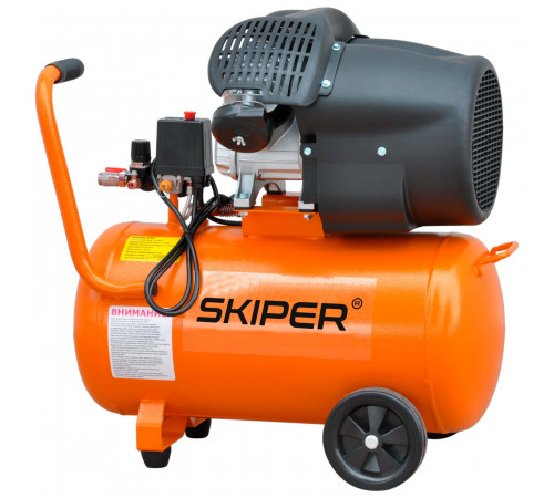 Воздушный компрессор SKIPER AR50V (до 440 л/мин, 8 атм, 50 л, 230 В, 2.2 кВт)