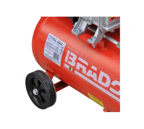 Воздушный компрессор BRADO AR25S (до 180 л/мин. 8 атм. 25 л. 230 В. 1.50 кВт)
