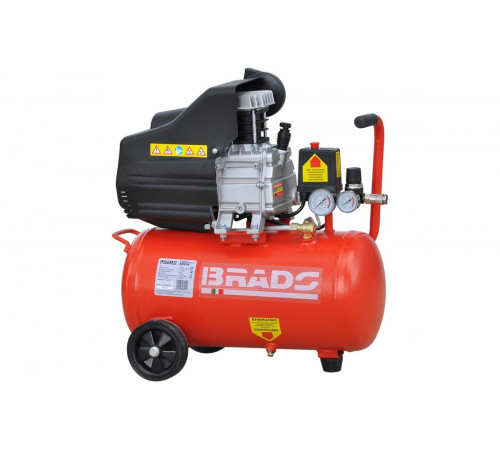 Воздушный компрессор BRADO AR25S (до 180 л/мин. 8 атм. 25 л. 230 В. 1.50 кВт)