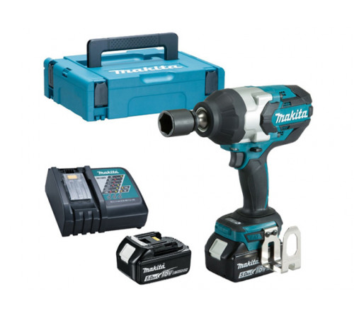 Аккум. ударный гайковерт MAKITA LXT DTW 1001 RTJ в кейсе