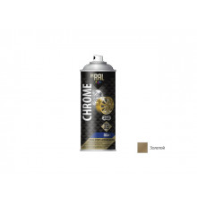 Лак декоративный акриловый золотой INRAL CHROME METAL EFFECT+ 400мл