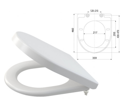 Сиденье для унитаза Softclose, Alcaplast