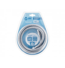 Шланг душевой, SUS/EPDM, 1/2" г-г 150 см, хром, AV Engineering