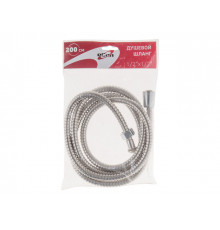 Шланг душевой, SUS/PVC, 1/2" г-г 200 см, хром, eCon