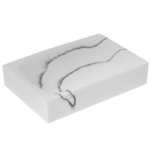 Мыльница MARBLE, белая, PERFECTO LINEA