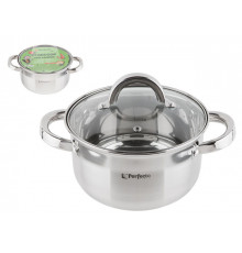 Кастрюля из нерж.стали, 2.4 л, ф 18 x 10.5 см, STARCOOK, PERFECTO LINEA