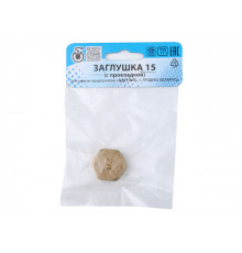 Заглушка 1/2" вн. с прокладкой, Цветлит (инд. упак.)