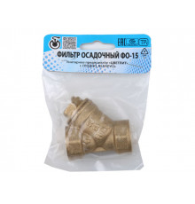 Фильтр косой 1/2" вн.-вн., Цветлит (инд. упак.)