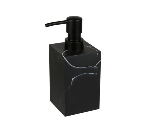 Диспенсер (дозатор) для мыла MARBLE, черный, PERFECTO LINEA
