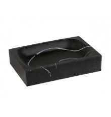 Мыльница MARBLE, черная, PERFECTO LINEA