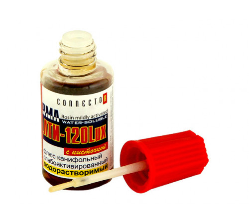 Флюс ЛТИ-120 (20мл) Lux с кисточкой Коннектор