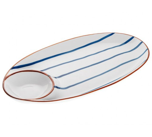 Блюдо керамическое, 33х17.5х2.8 см, серия MARINE, PERFECTO LINEA