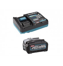 Комплект аккумулятор 40.0В  BL4040 XGT + зарядное устройство DC40RA XGT в кор. (MAKITA)