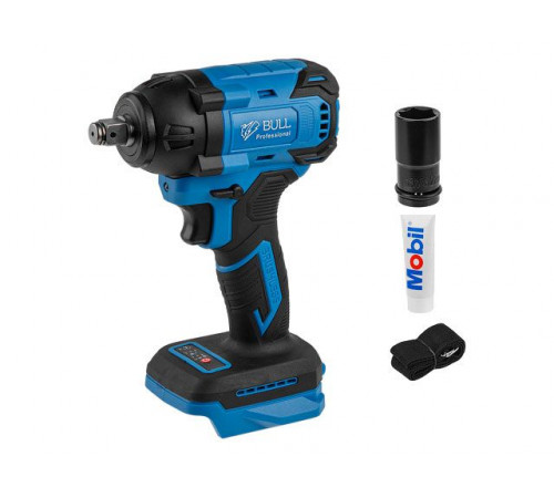 Аккум. ударный гайковерт BULL SC 1804 в кор. XLTpro SOLO БЕСЩЕТ., 18 В, 400 Н0м, 1/2"