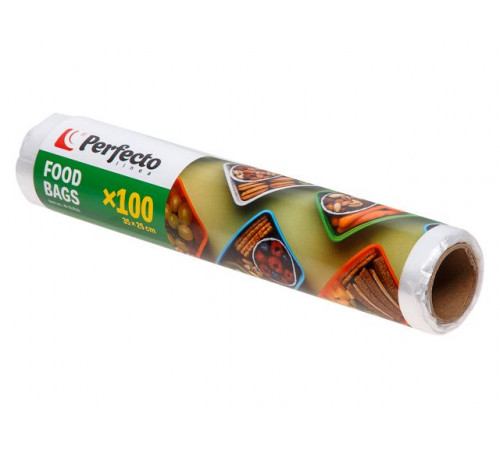 Пакеты фасовочные для пищевых продуктов (завтраков), 100 шт., PERFECTO LINEA