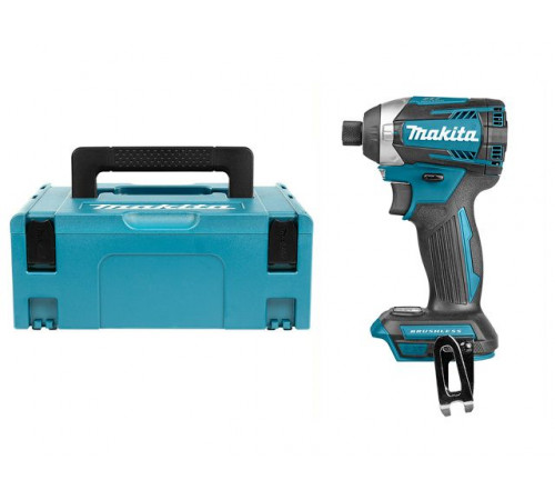 Аккум. шуруповерт MAKITA DTD 154 ZJ MAKPAC (18.0 В, БЕЗ АККУМУЛЯТОРА, 3 скор., 175 Нм, шурупы до 13 мм)
