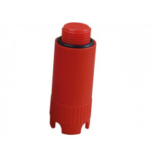 Заглушка монтажная 1/2 красная, FV Plast