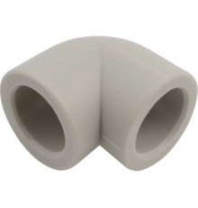 Колено ПП 25х90 сер. FV Plast