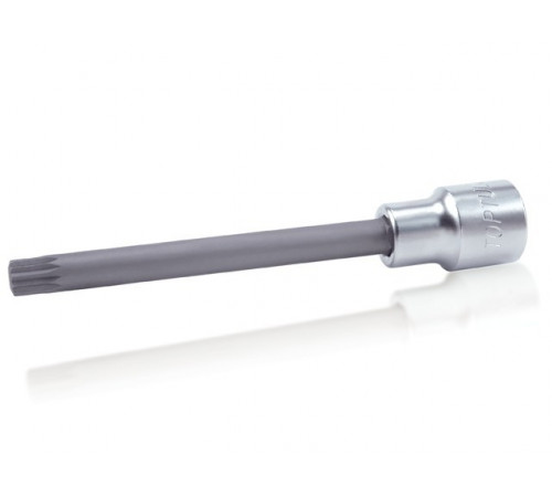 Головка 1/2" с насадкой SPLINE M12 удлин. 140мм TOPTUL
