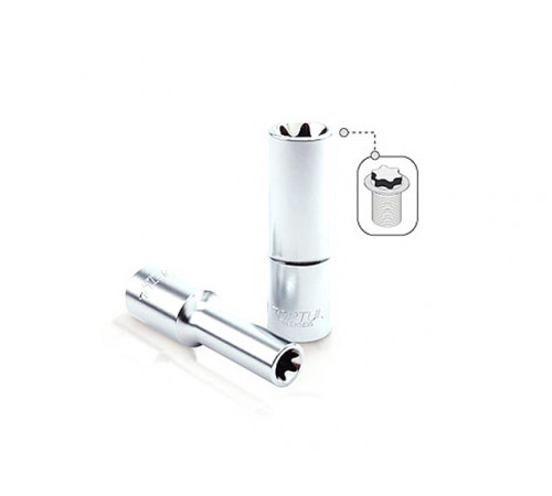 Головка 1/2" E12 6гр. глубокая TOPTUL