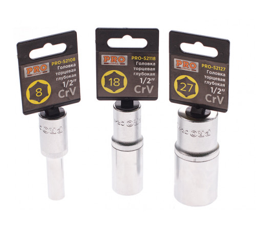 Головка 1/2" 12мм 6гр. глубокая PRO STARTUL (PRO-52112)