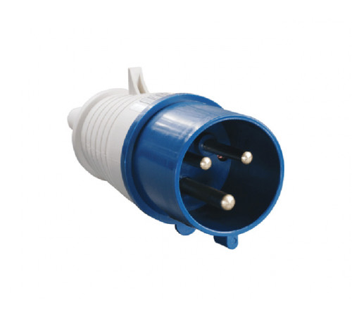 Вилка силовая 32А 220В 3 pin 2P+PE IP44 IEK