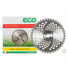 Нож для мотокосы 40 зуб. 255х1.3х25.4 мм ECO