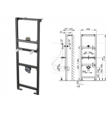 Рама для писсуара (высота монтажа 1,2 м), Alcaplast