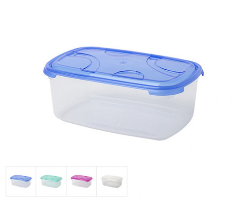 Контейнер пласт. прямоуг. 0.9 л, с крышкой, Frigo Plus, DRINA