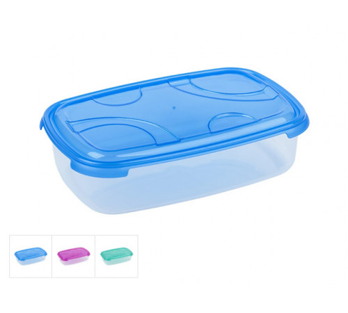 Контейнер пласт. прямоуг. 3 л, с крышкой, Frigo Plus, DRINA