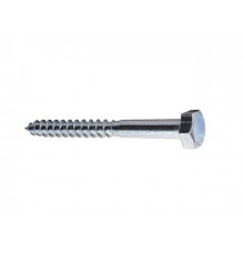 Шуруп 12х140 мм шестигр. головка, цинк, DIN 571 STARFIX
