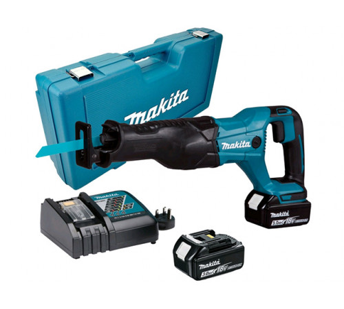 Аккум. сабельная пила MAKITA LXT DJR 186 RFE в чем.