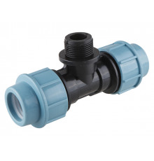 Тройник ПЭ 25 х 3/4" нар., AV Engineering