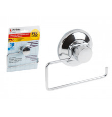 Держатель для туалетной бумаги на вакуумной присоске, хром. сталь, FIX LOCK, PERFECTO LINEA