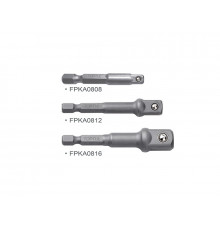 Набор переходников 1/4" под шуруповерт 3ед. (1/4", 3/8", 1/2") TOPTUL