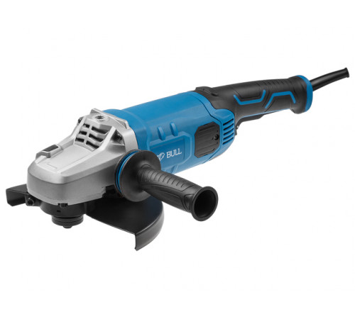 Двуручная углошлифмашина BULL WS 2301 в кор. 2400 Вт, 230 мм, вибро, плавный пуск, 4м