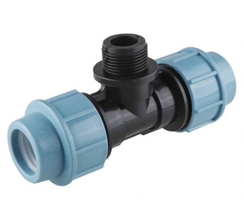Тройник ПЭ 20 х 3/4" нар., AV Engineering
