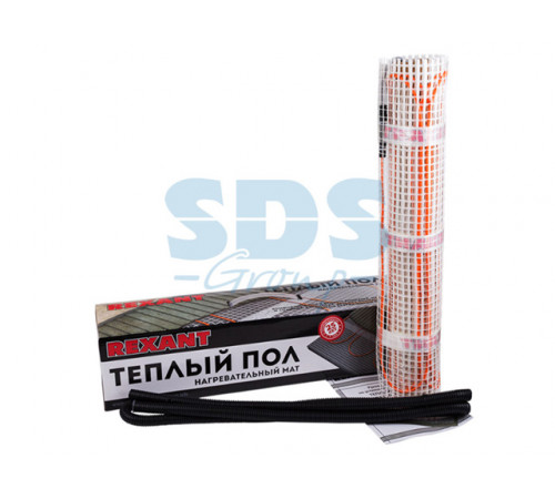 Теплый пол (нагрев. мат) Extra (4,0м2, 0,5х8,0м, 640Вт, двужильн.) REXANT